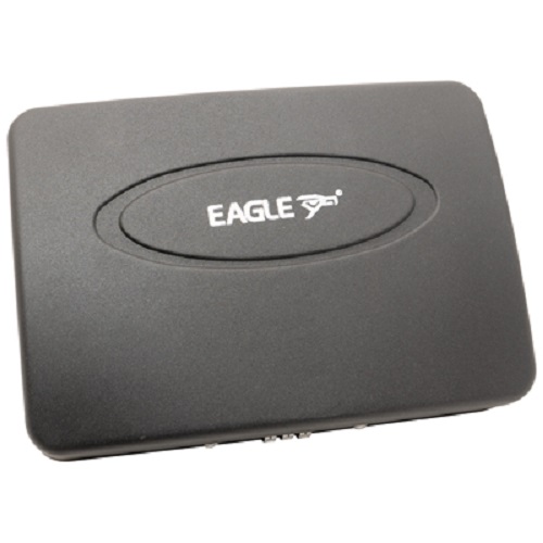 Persoonlijke kluis 14x20x4,5cm met dunne stalen kabel