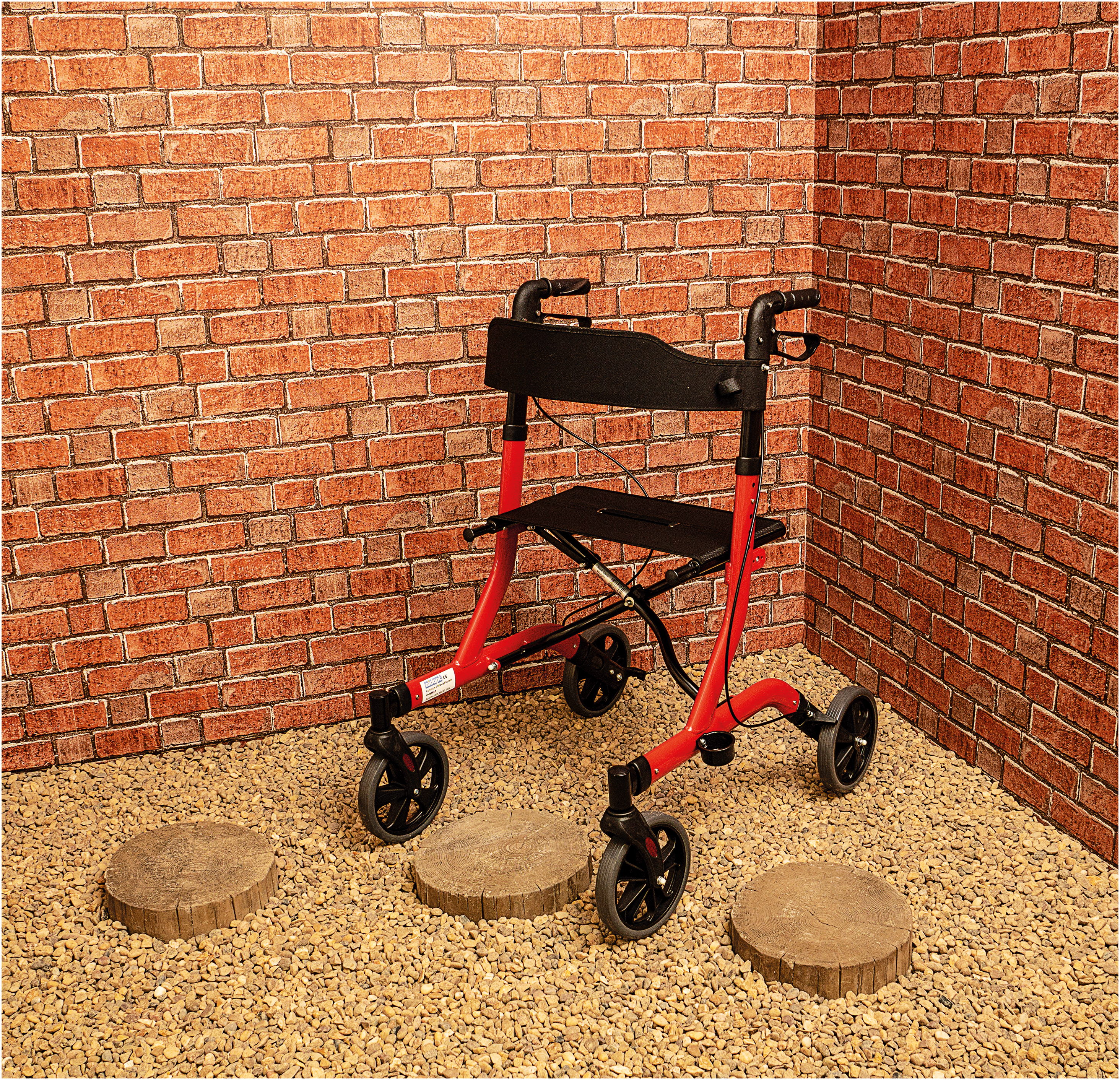 Aidapt Rollator lichtgewicht - Rood