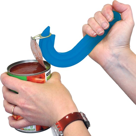 Aidapt Ringblikopener - Plastic - Blauw