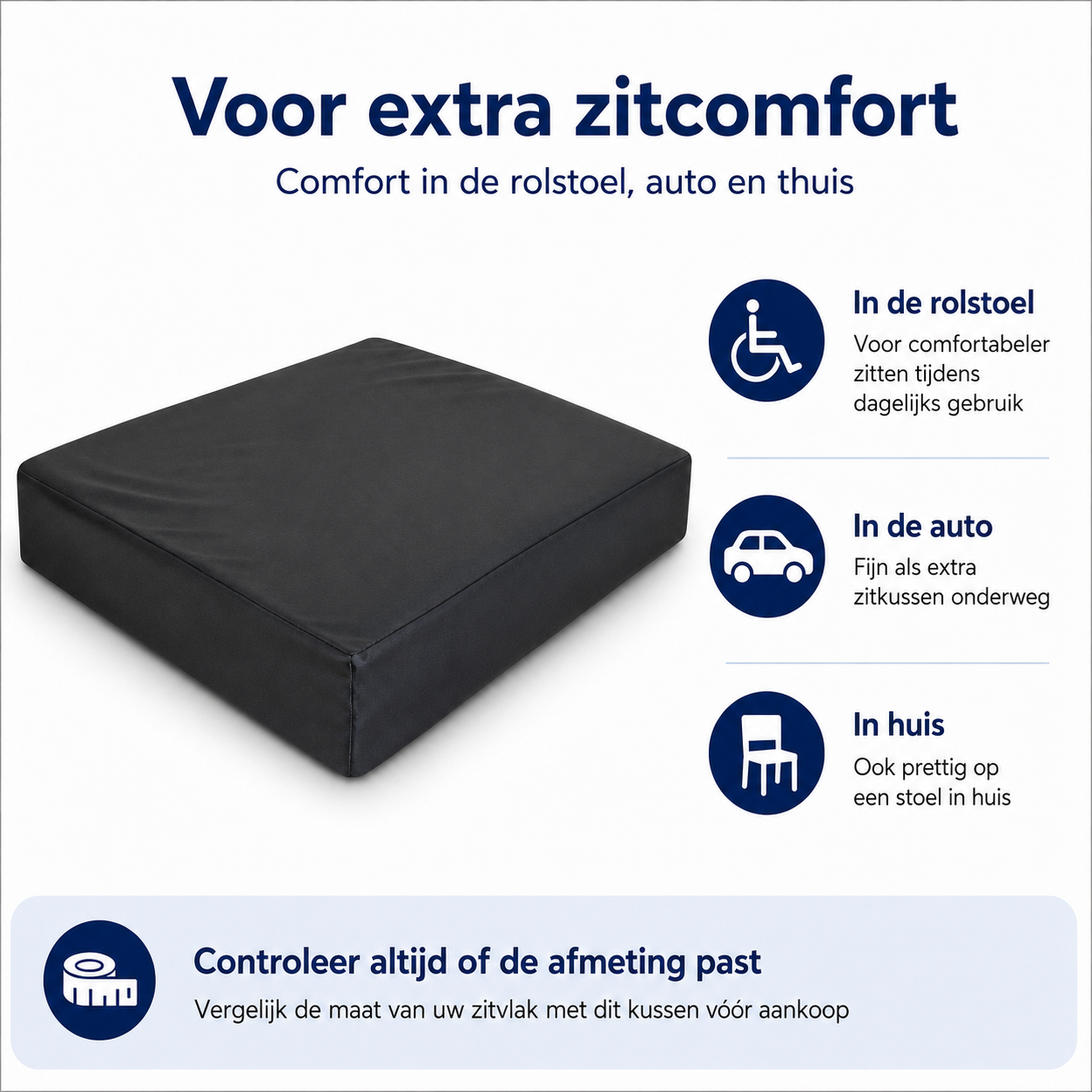 Aidapt VA122SA Rolstoelkussen