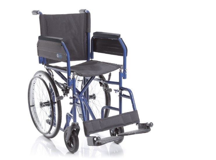 Moretti - Opvouwbare rolstoel - Blauw - Modern design