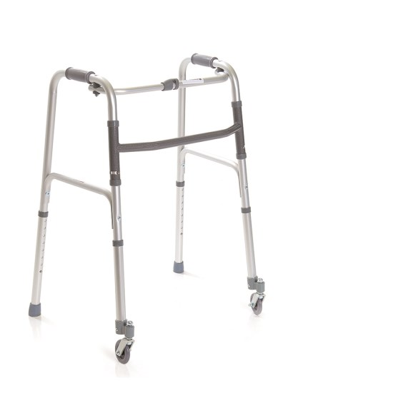 Moretti - opvouwbaar looprek - met twee zwenkwielen