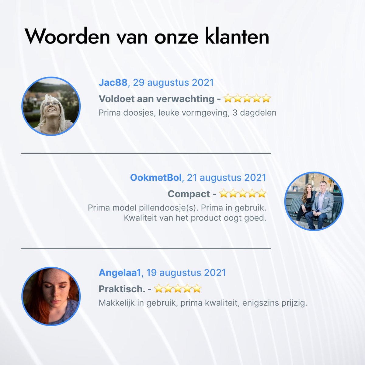 Geasy Pillendoos 7 dagen 3 Vakken - Pillendoosje met doorzichtige opbergdoos voor onderweg sterke vergrendeling nederlandstalig medicijndoosje 7 dagen pillendoosjes 7 dagen 3 vakken - Meerkleurig