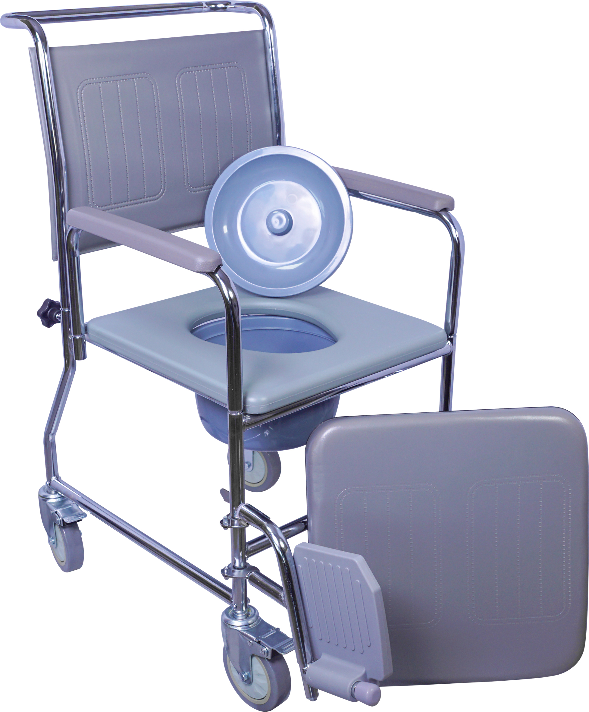 Mobiele toiletstoel / verrijdbare postoel