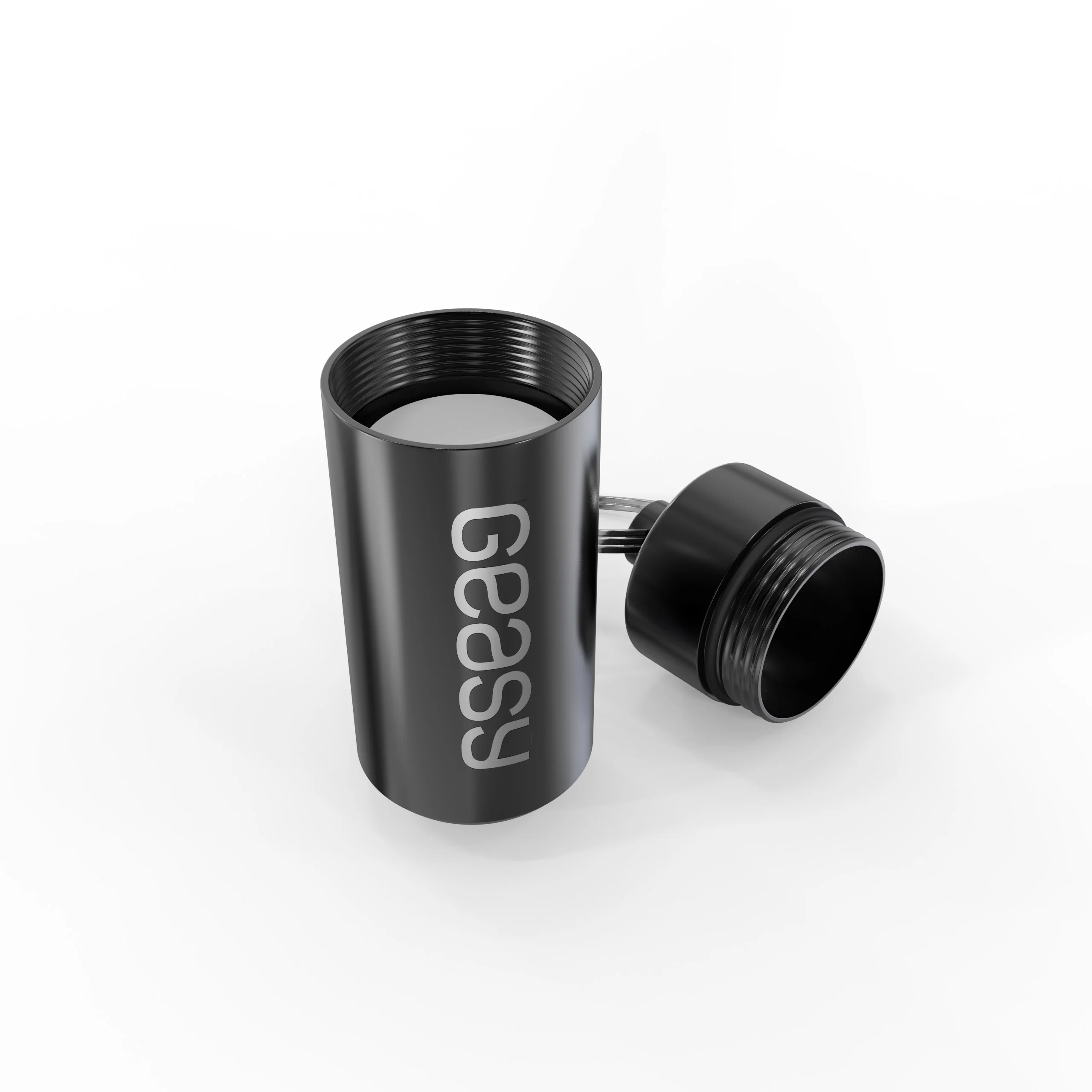 GEASY Pillendoosje Sleutelhanger, zwart